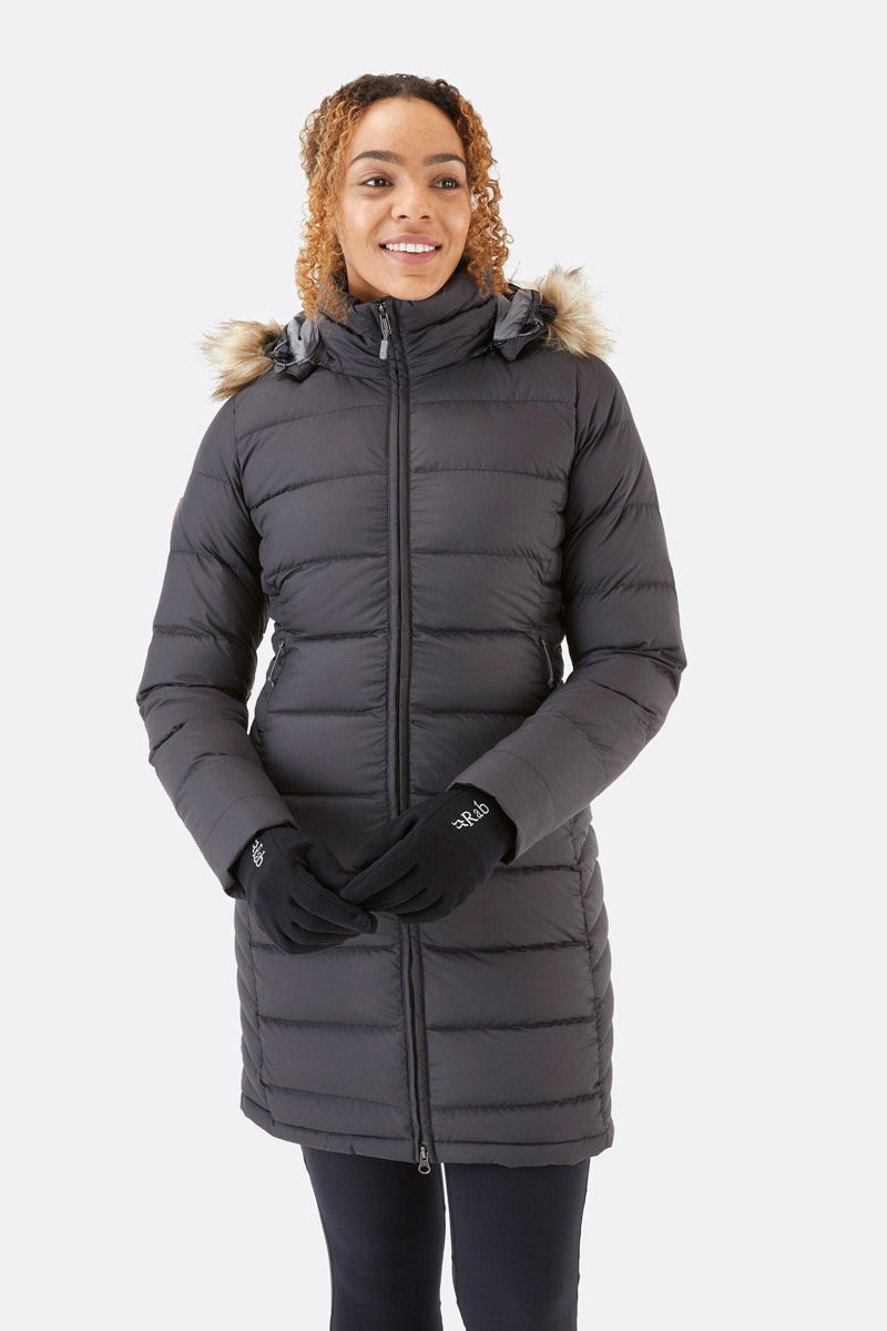 Rab Deep Cover Womens Parka in Black-1