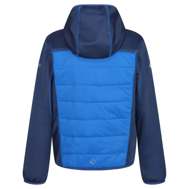 REGATTA KIDS KIELDER IV HYBRID JACKET PRUSSIAN/OXFORD BLUE-1