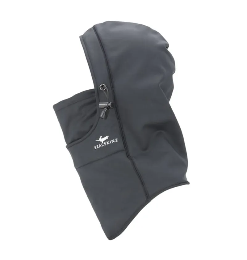 SEALSKINZ WATERPROOF ALL WEATHER HEAD GAITOR BLACK-2