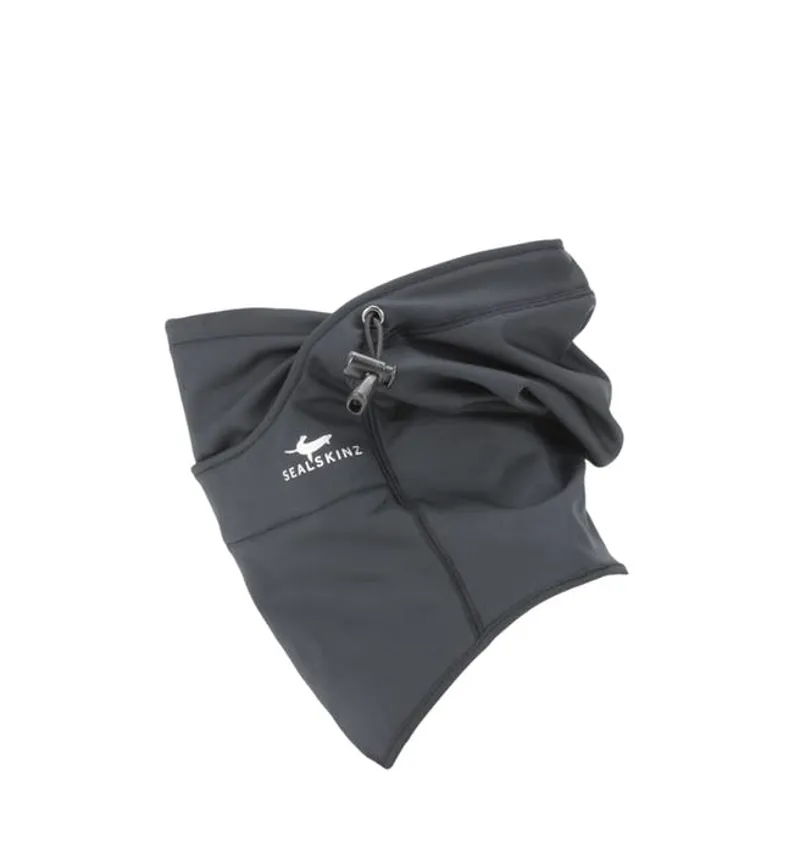 SEALSKINZ WATERPROOF ALL WEATHER HEAD GAITOR BLACK-1