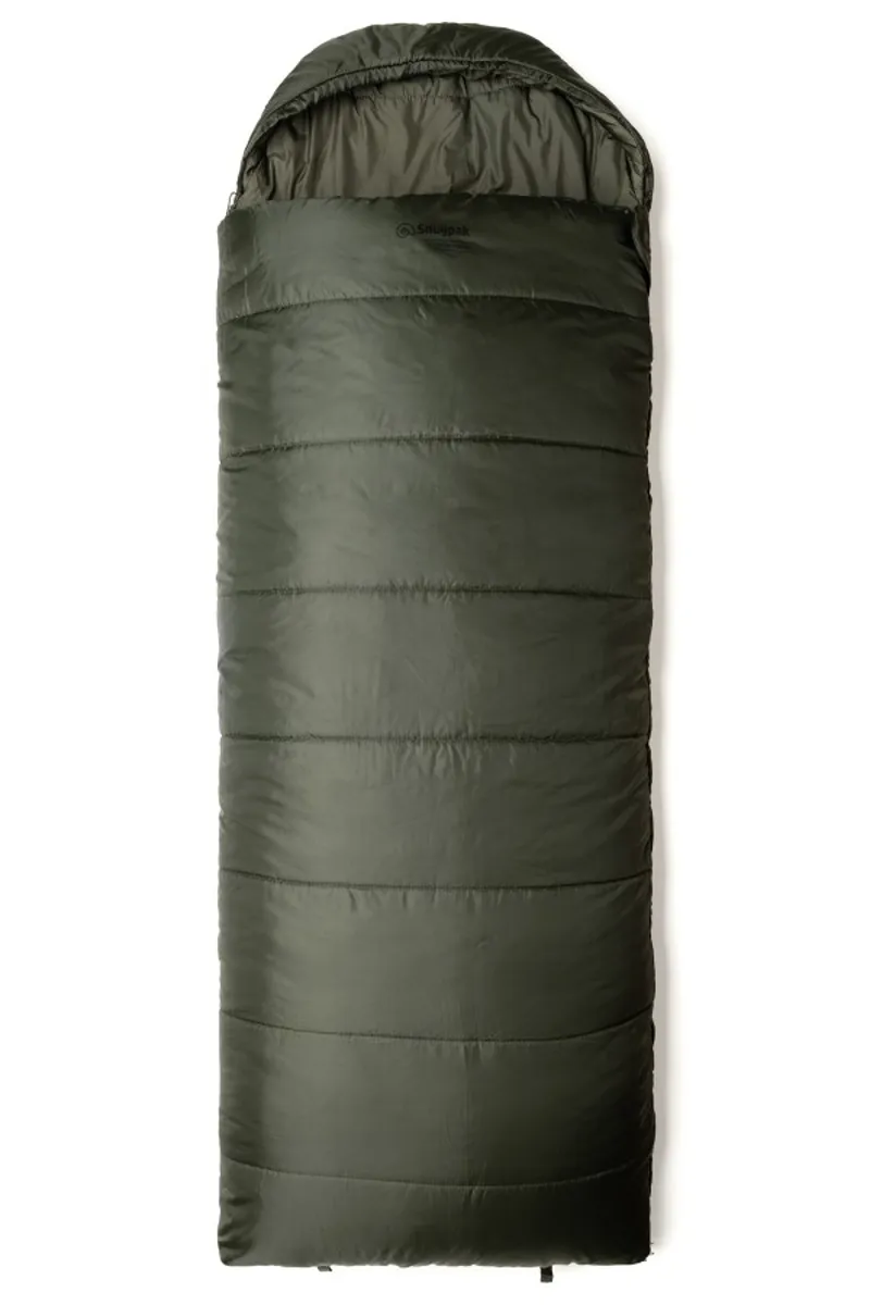 Snugpak Navigator Sleeping Bag Left Hand Zip in Olive