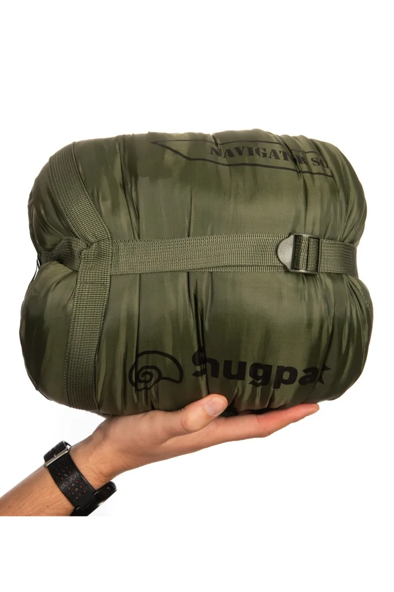 Snugpak Navigator Sleeping Bag Left Hand Zip in Olive-1