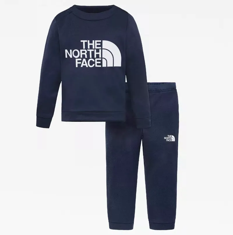 THE NORTH FACE TODDLER SURGENT CREW SET MONTAGUE BLUE HEATHER