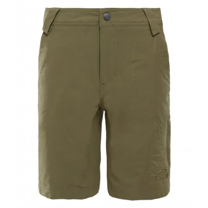 The North Face Exploration Boys Short in Burnt Olive Green