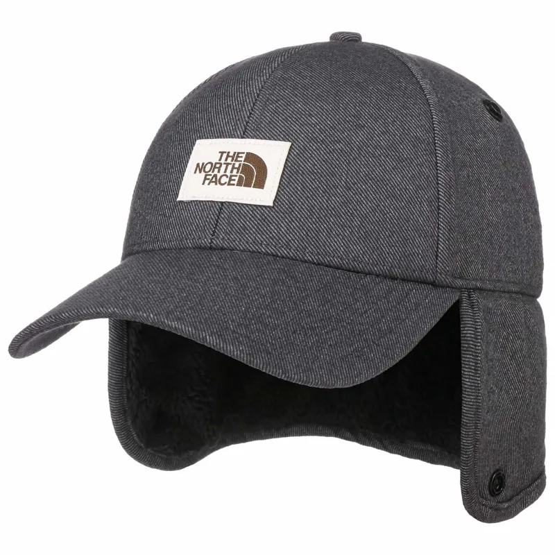 THE NORTH FACE CAMPSHIRE EARFLAP HAT ASPHALT GREY-1