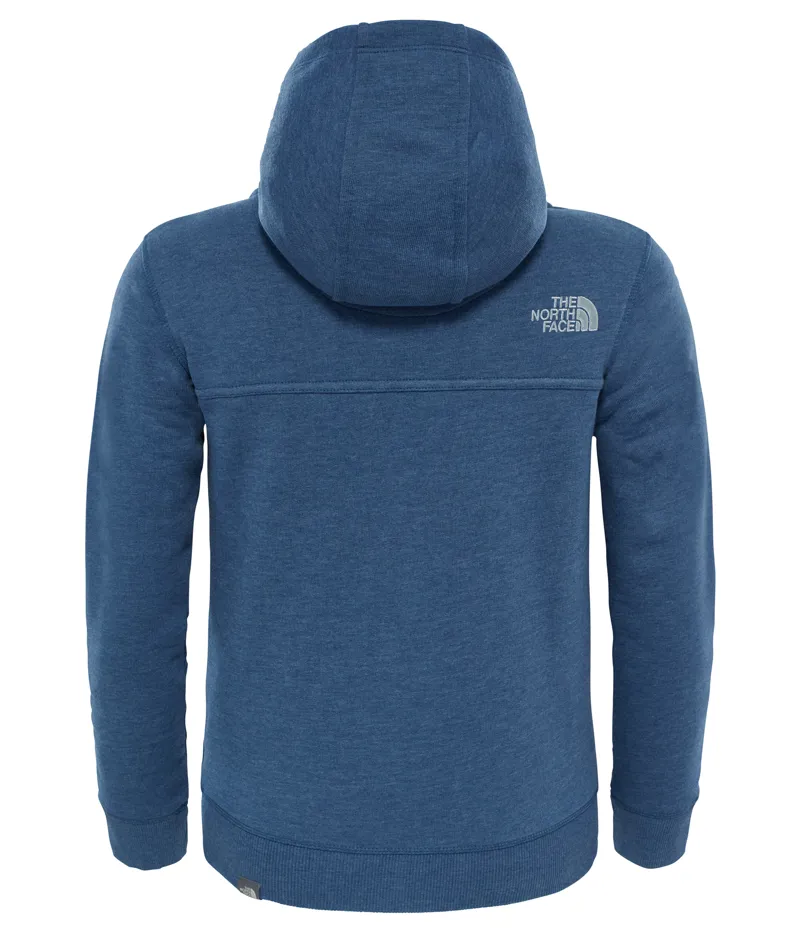 The North Face Full Zip Drew Peak Youth Hoody in Shady Blue-1