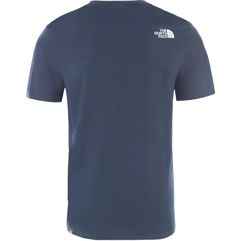 The North Face Easy Mens T-shirt in Blue Wing Teal-1