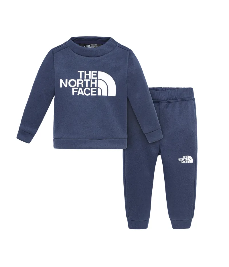THE NORTH FACE INFANT SURGENT CREW SET MONTAGUE BLUE HEATHER