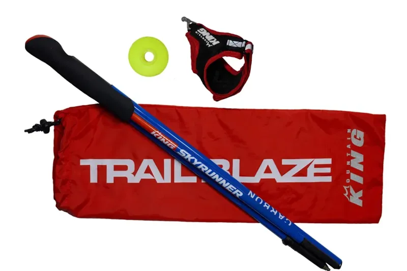 Mountain King SkyRunner EDGE 3 section in Blue/Red - Pair-3
