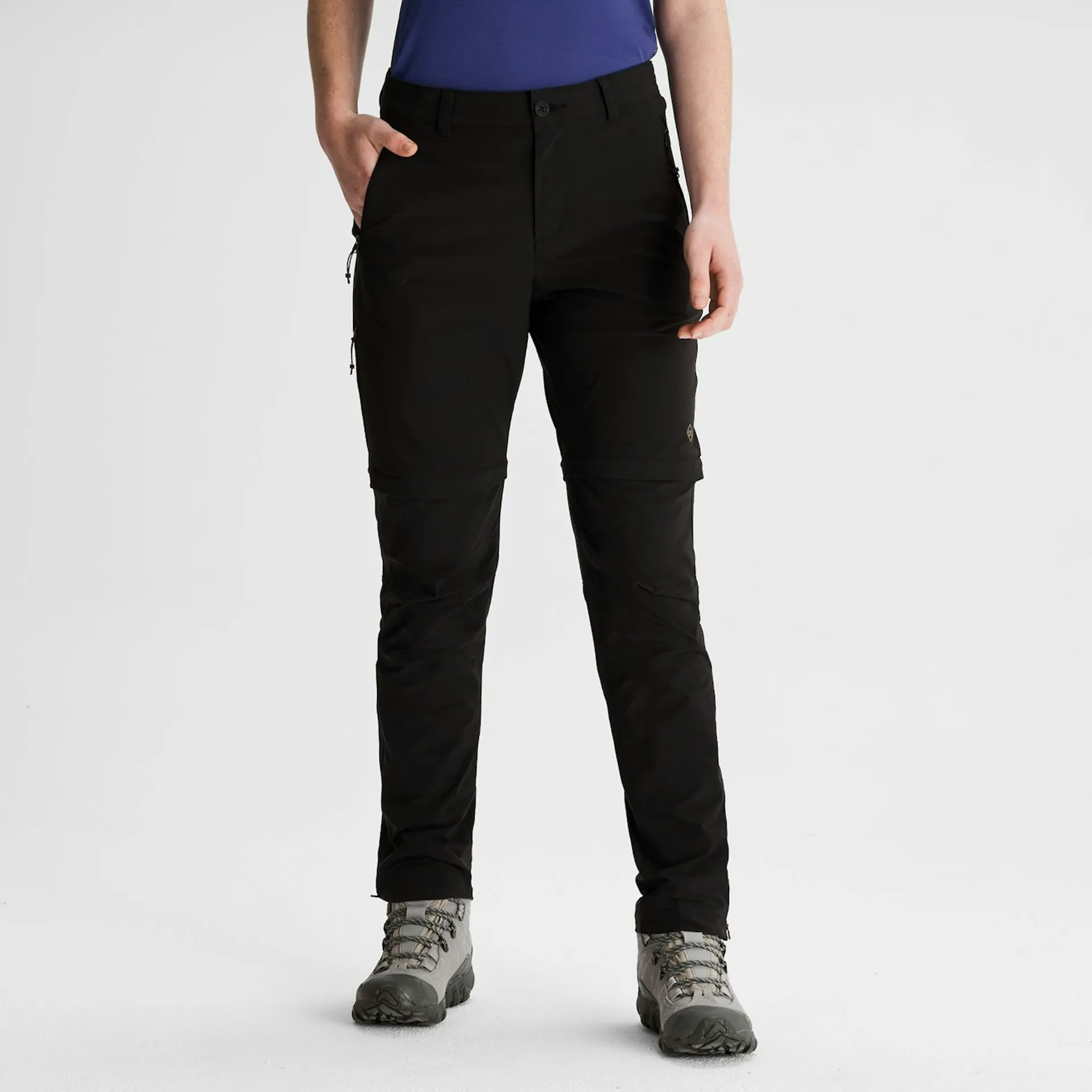 Kathmandu Women's Flinders Convertible Pants in Black