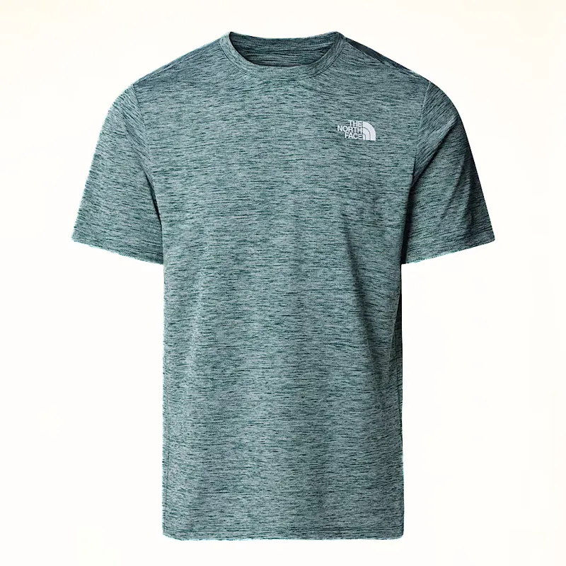 The North Face Men's 24/7 Rager Tee in Deep Nori/Light Heather