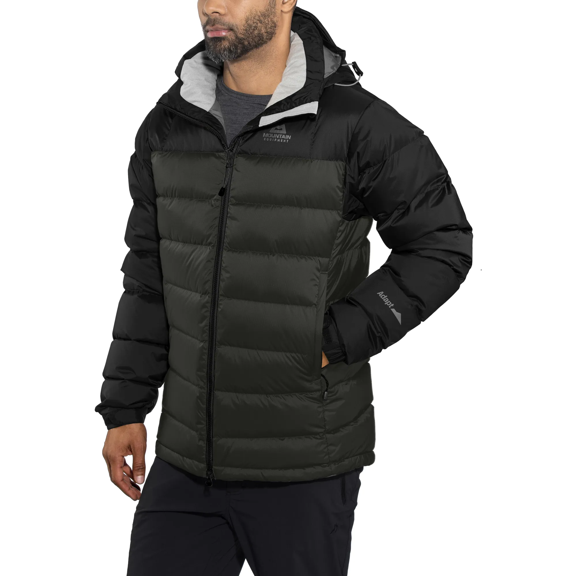 Exclusive Mountain Equipment Men's Lightline Block Jacket in Graphite/Black