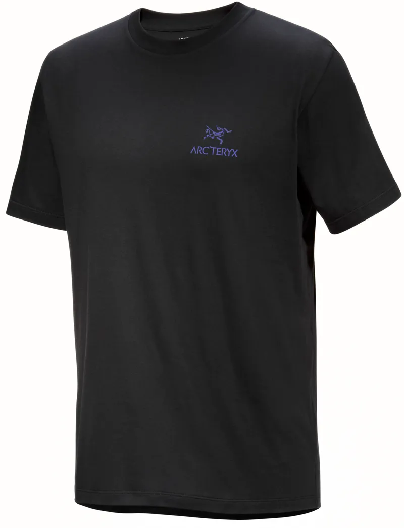 Arc'teryx Men's Kragg Cotton Bird Tee in Black/Electra