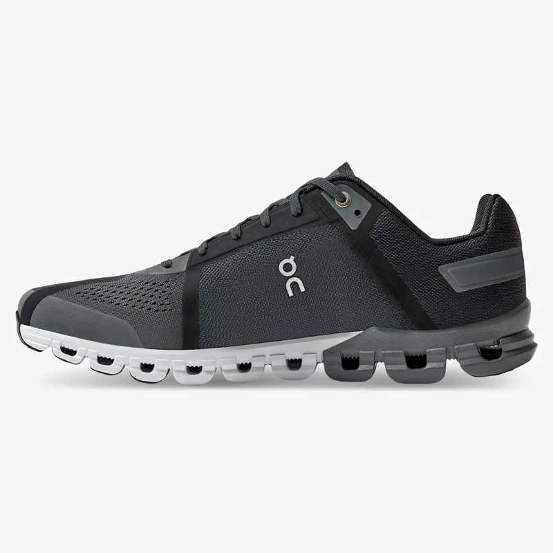 On Running Men's Cloudflow Shoes in Black Asphalt-3