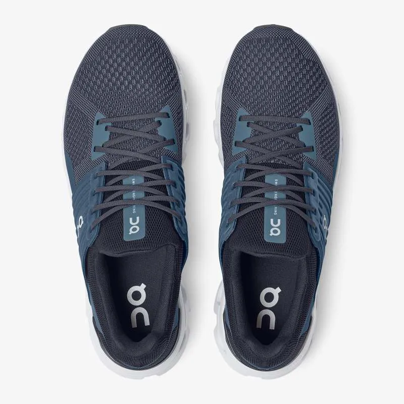 On Running Men's Cloudswift Running Shoes in Denim/Midnight-3