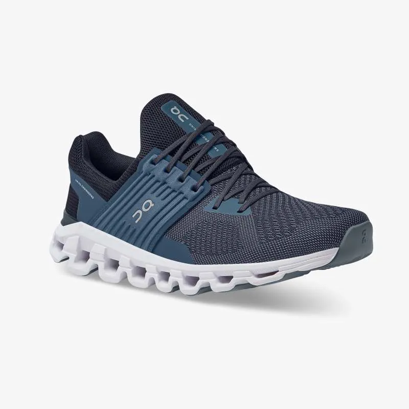 On Running Men's Cloudswift Running Shoes in Denim/Midnight-1
