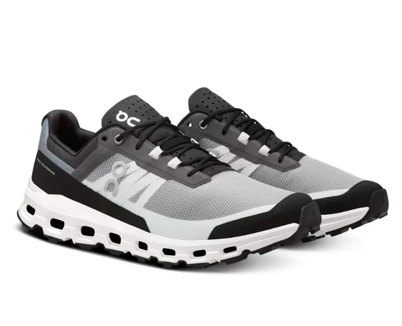 On Running Men's Cloudvista Shoes in Black/White -2