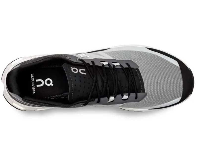 On Running Men's Cloudvista Shoes in Black/White -3
