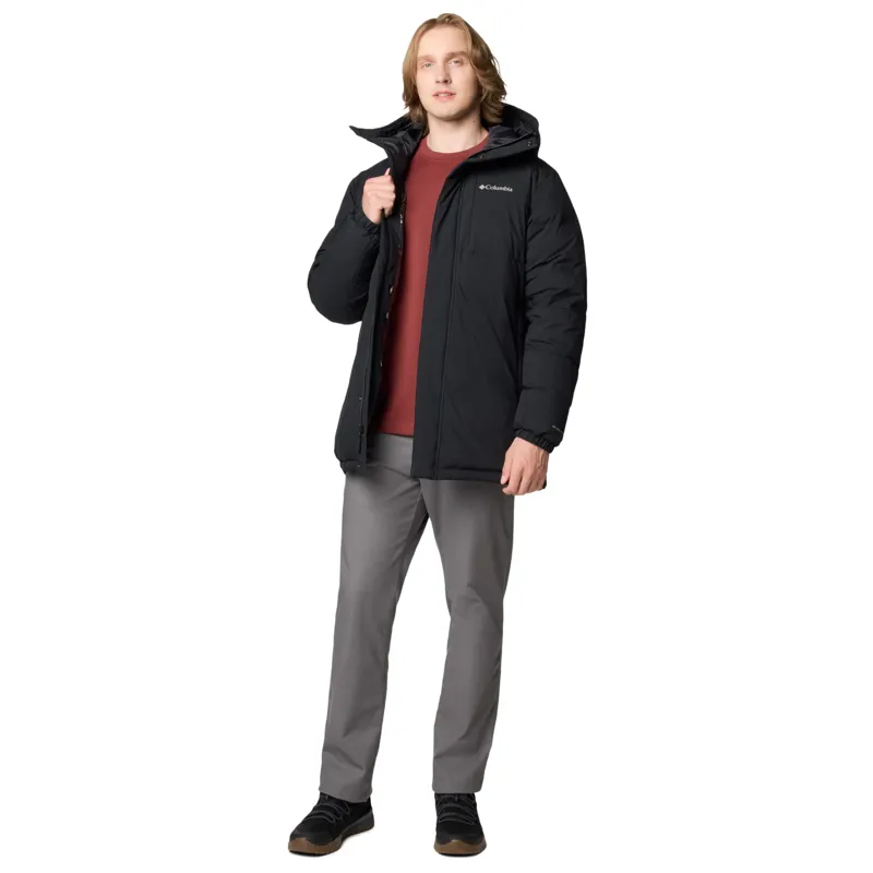 Columbia Men's Aldercrest II Down Parka in Black-2