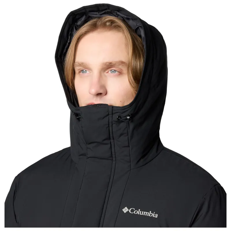 Columbia ブラック ダウンジャケット フーデット パフェクト2