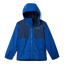 Columbia Boy's Rainy Trails II Fleece Lined Jacket in Mountain Blue/Collegiate Navy Slub