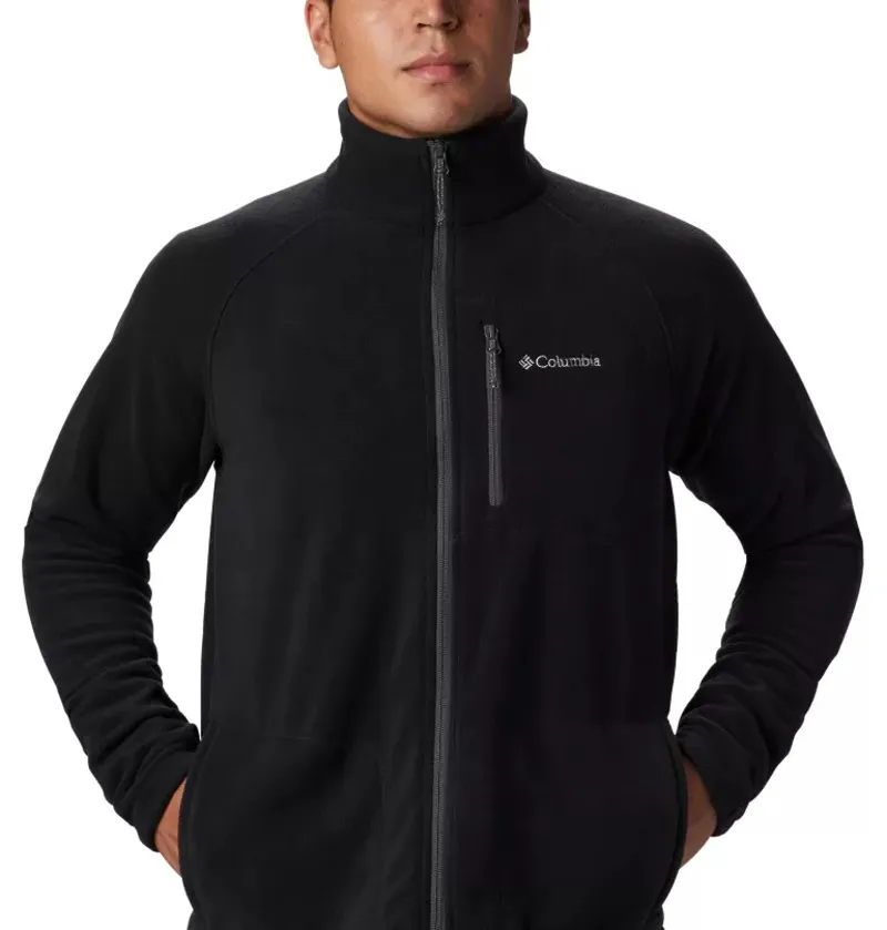 Columbia Men's Fast Trek II Full Zip Fleece in Black-1
