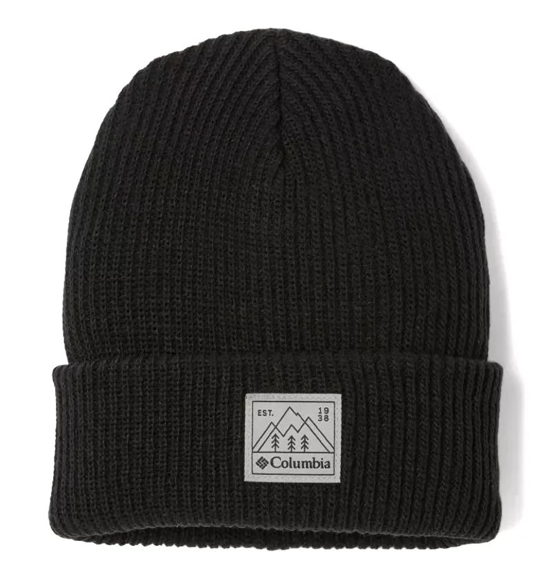 Columbia Kid's Whirlibird Cuffed Beanie in Black 