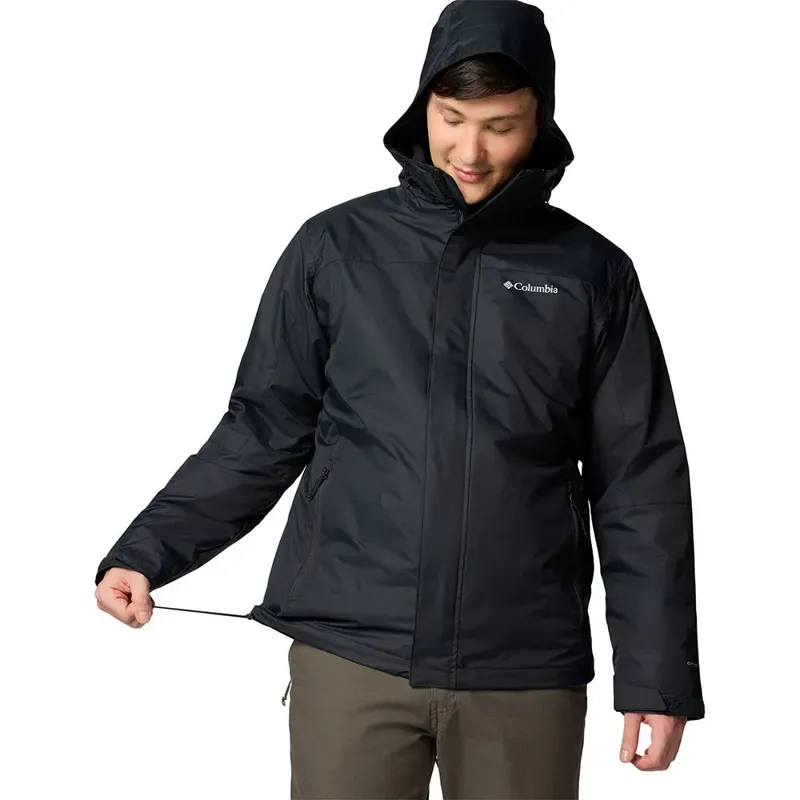 Columbia Men's Tunnel Falls II Interchange Jacket in Black-4