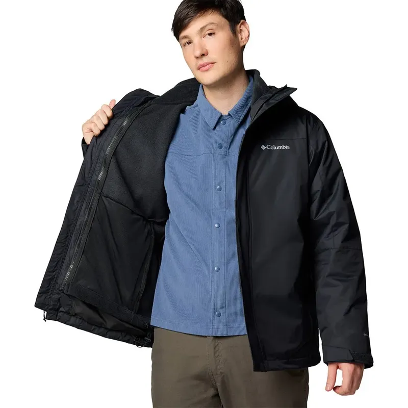 Columbia Men's Tunnel Falls II Interchange Jacket in Black-2