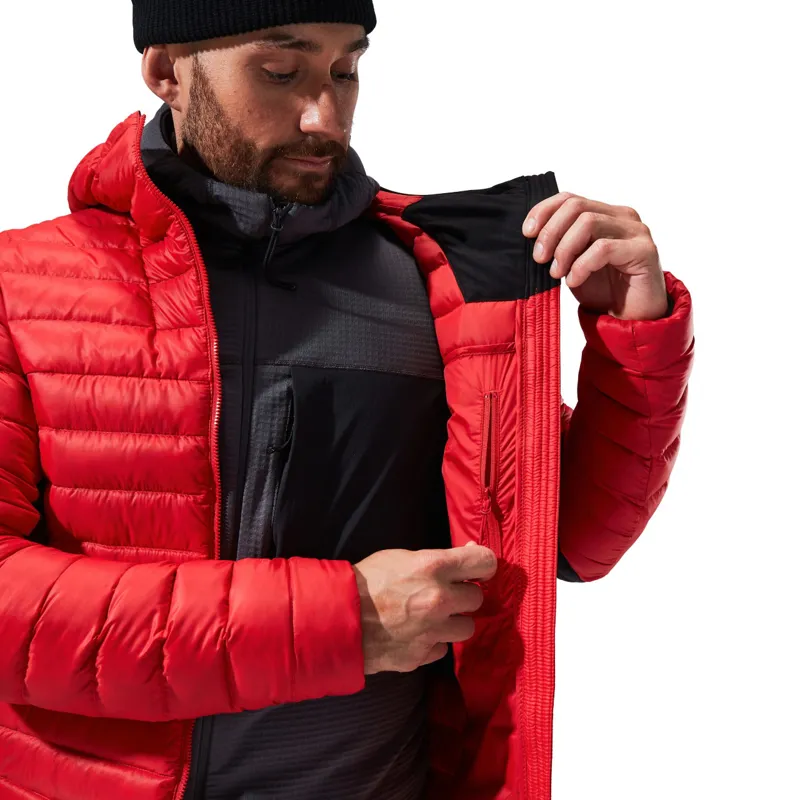 Berghaus Men's MTN Seeker MW Down Hoody in Red/Black-3