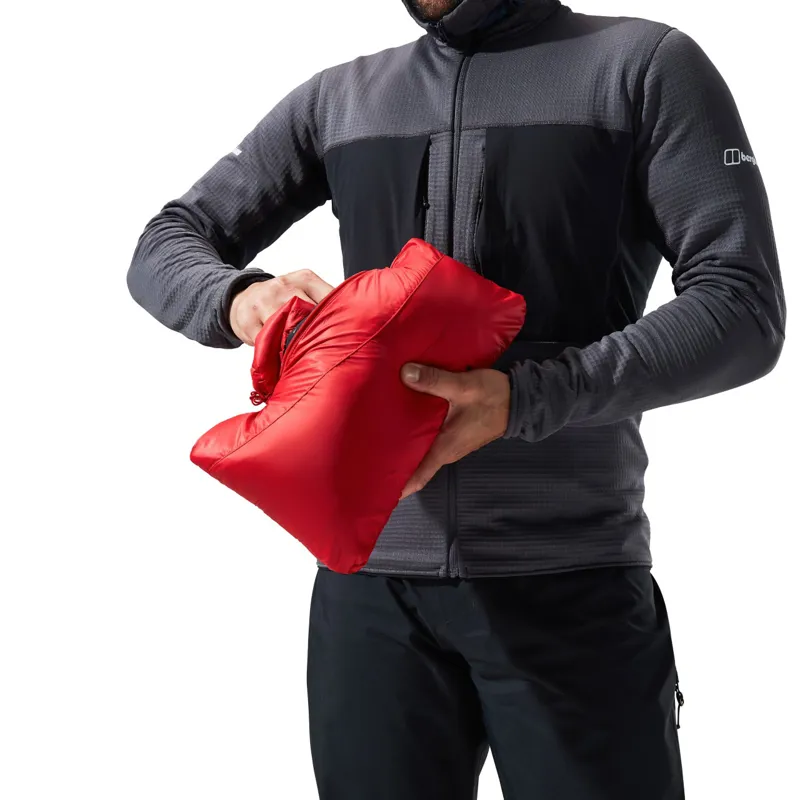 Berghaus Men's MTN Seeker MW Down Hoody in Red/Black-5