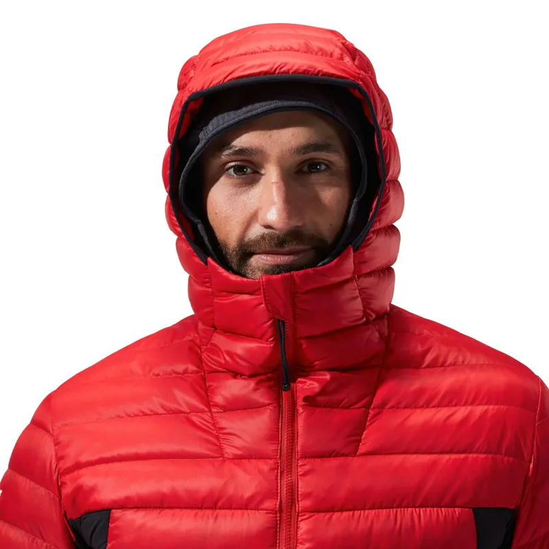 Berghaus Men's MTN Seeker MW Down Hoody in Red/Black-6