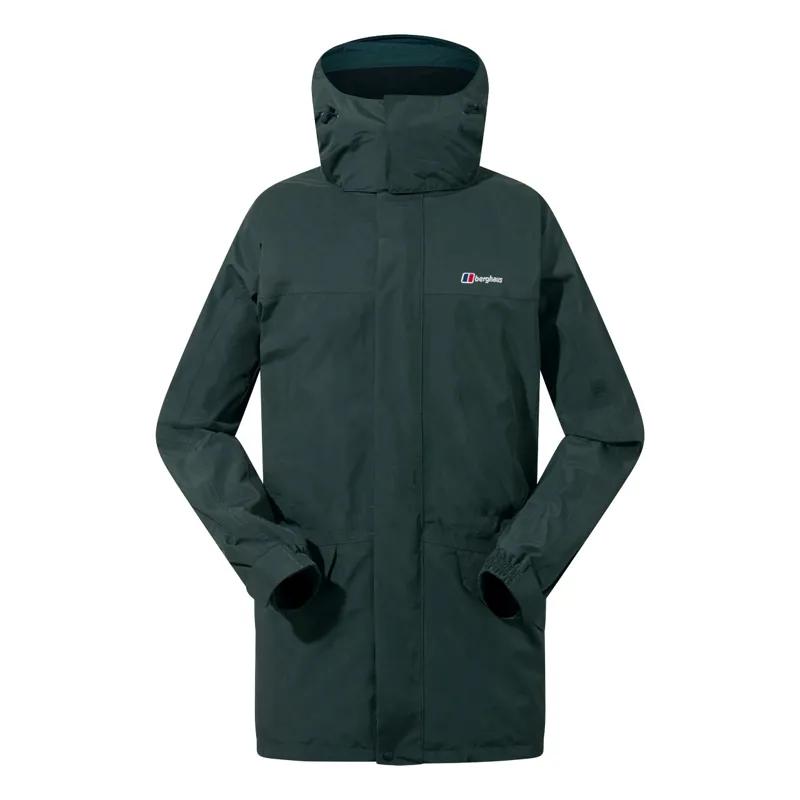 Berghaus Men's Long Cornice InterActive Jacket in Dark Green