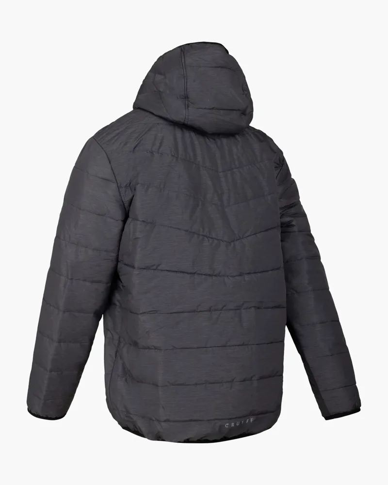 Cruyff Men's Explore Quilted Jacket in Charcoal-3