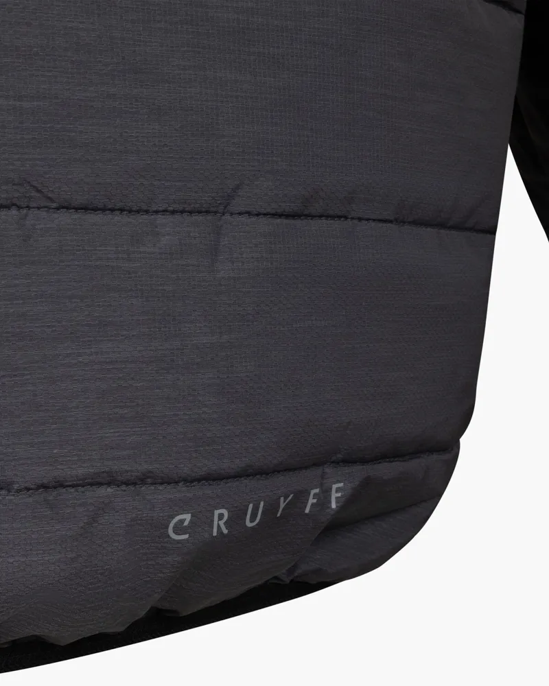 Cruyff Men's Explore Quilted Jacket in Charcoal-5