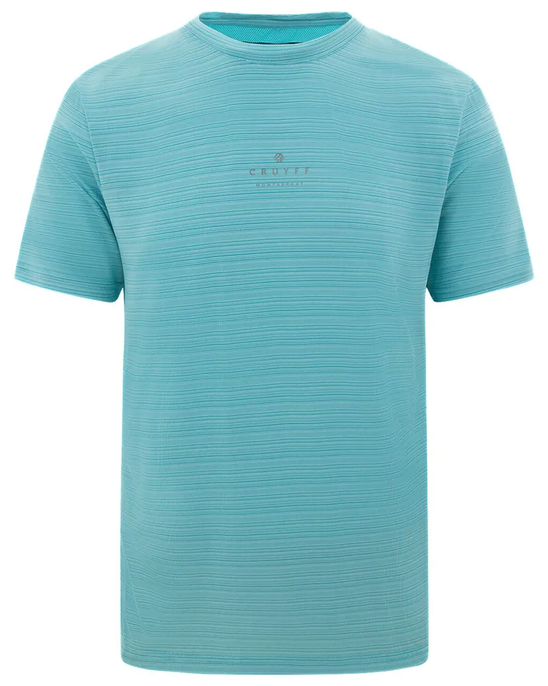 Cruyff Men's Advance T-Shirt in Sky Blue