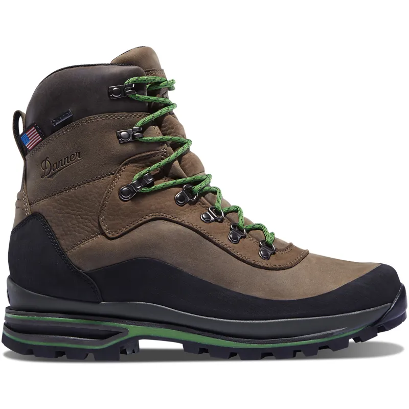 Danner Men's Crag Rat Boot in USA Brown/Green-2