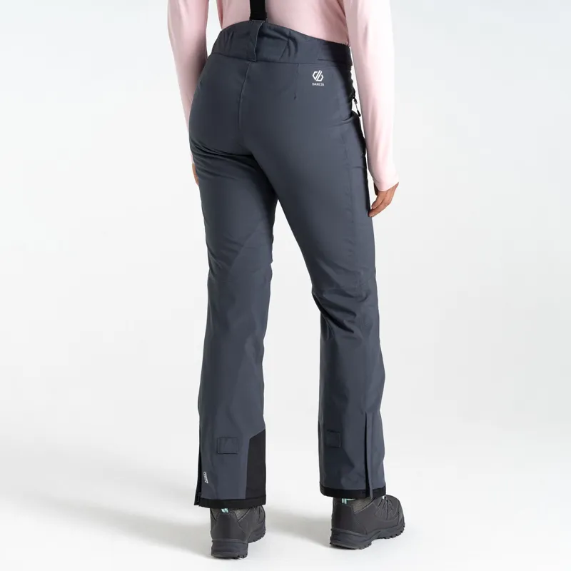 Dare2b Women's Diminish Waterproof Insulated Pants in Ebony Grey-1