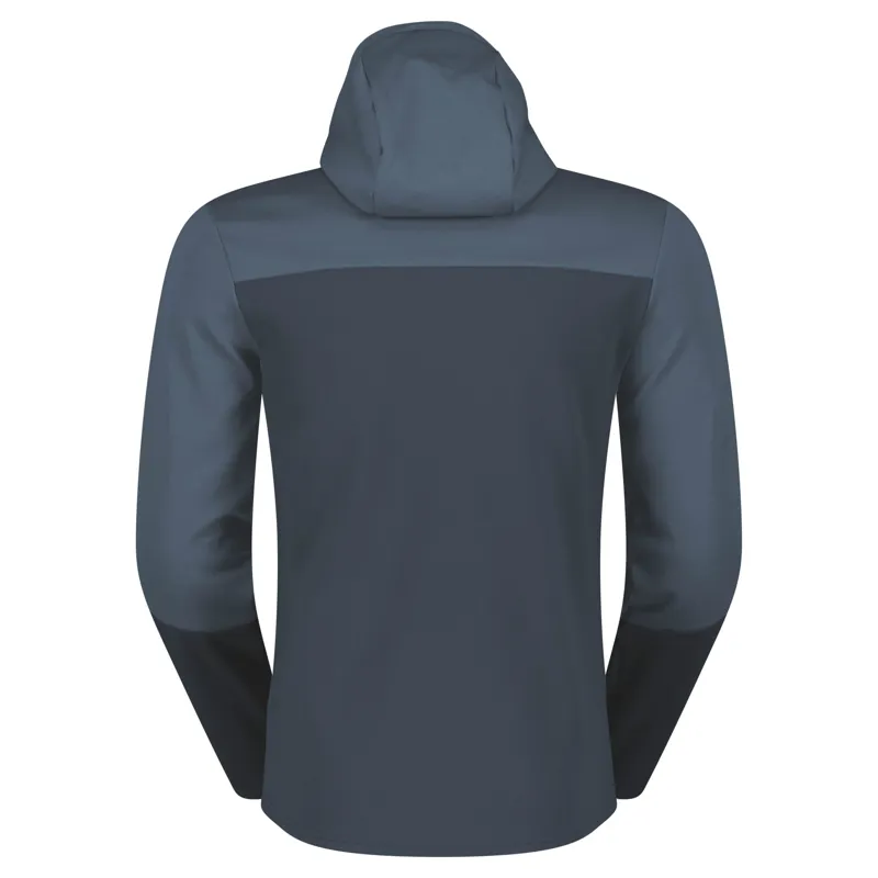 Scott Men's Defined Mid Hoody in Metal Blue/Dark Blue-1