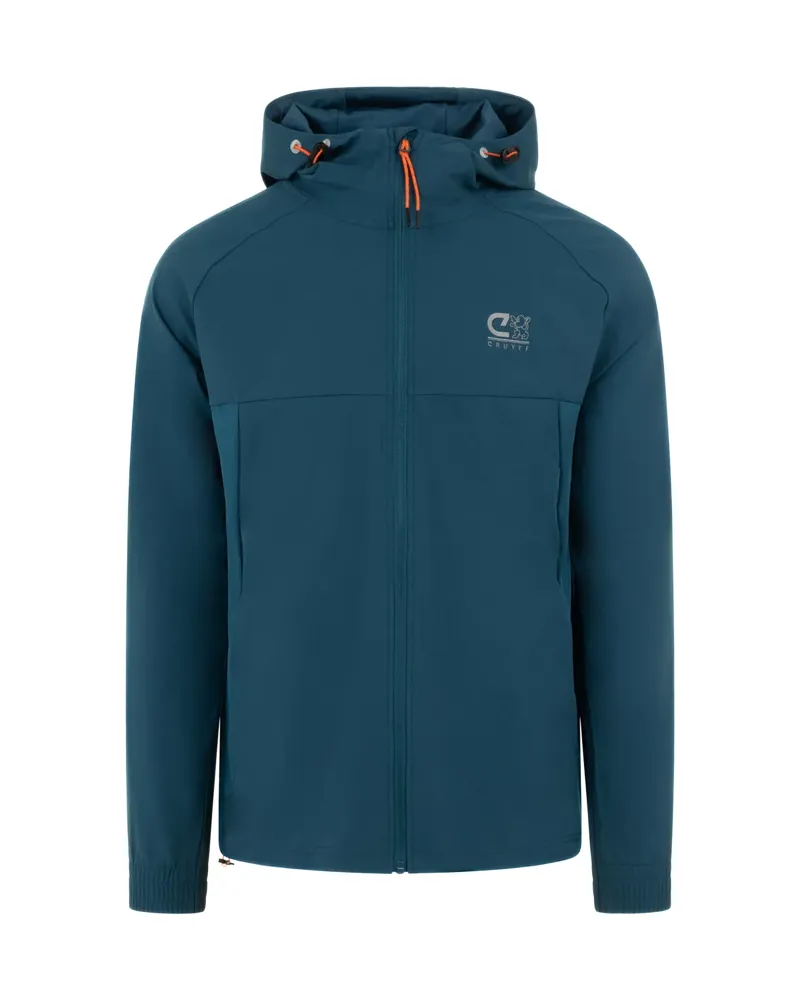 Cruyff Men's Torrid Windbreaker in Teal