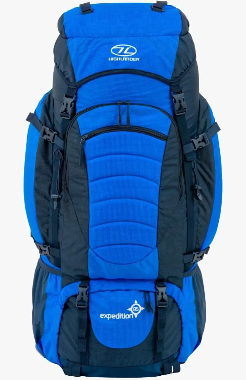 Highlander Expedition Rucksack 85L in Blue 