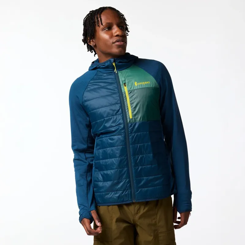 Cotopaxi Men's Acodo Hybrid Hooded Jacket in Indigo-1