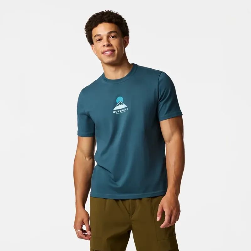 Cotopaxi Men's Mountain T-Shirt in Ocean-1