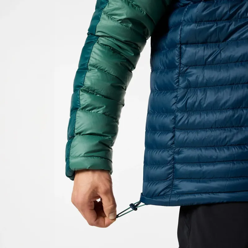 Cotopaxi Men's Fuego Down Hooded Jacket in Deep Ocean Block-5