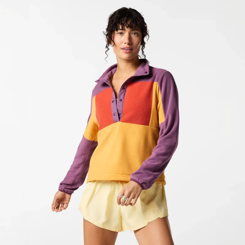 Cotopaxi Women's Encima Fleece Pullover in Mystic/Honeycomb-1