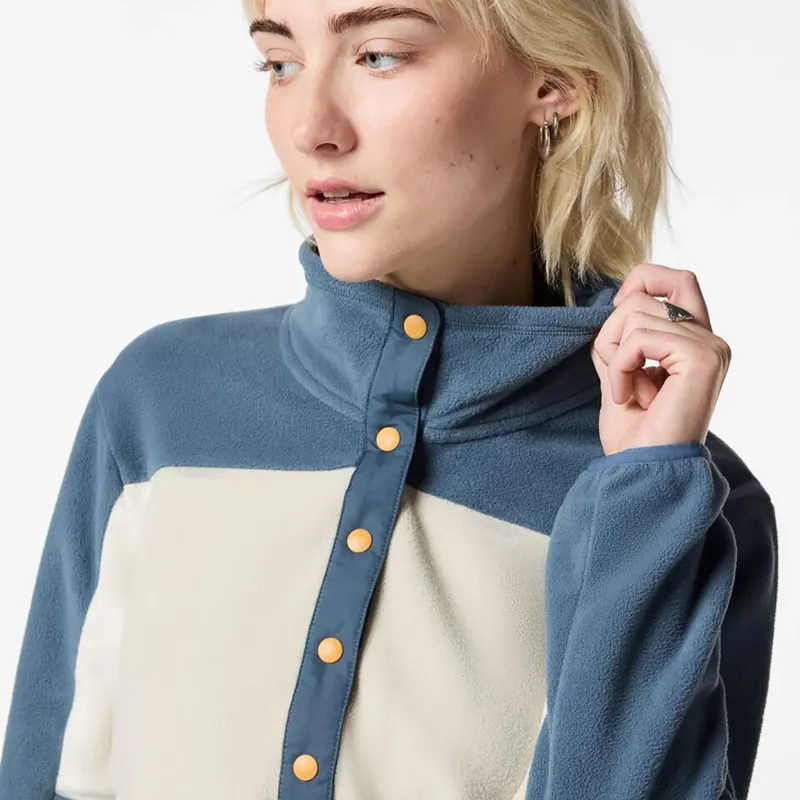 Cotopaxi Women's Encima Fleece Pullover in Slate/Chalk-4