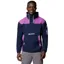 Columbia Men's Challenger Windbreaker Anorak in Collegiate Navy/Razzle