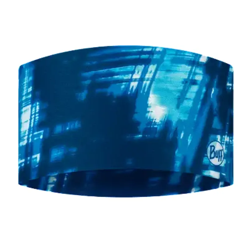 Buff Coolnet UV Wide Headband in Attel Blue