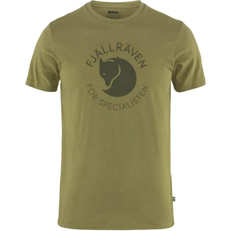 Fjallraven Men's Fox Short Sleeve T-Shirt in Moss Green