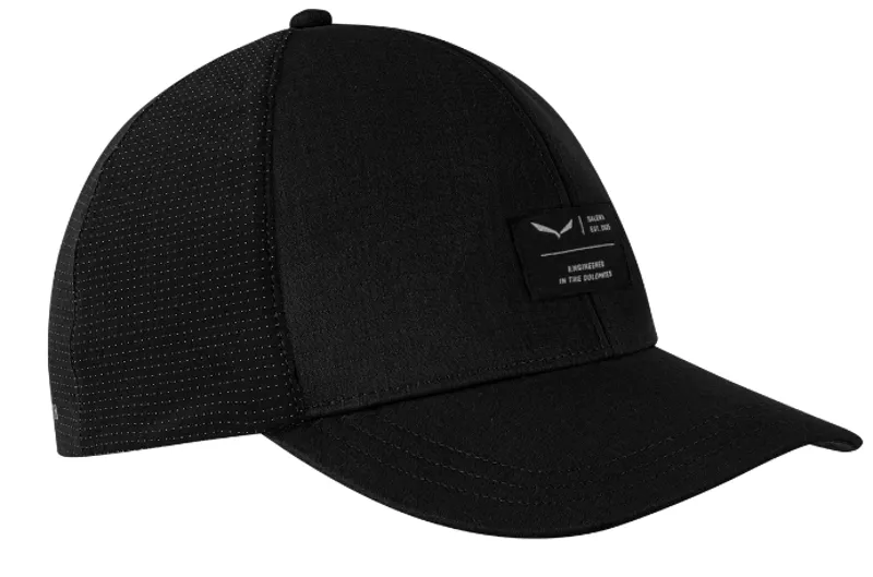 Salewa Unisex Hemp Flex Cap in Black Out